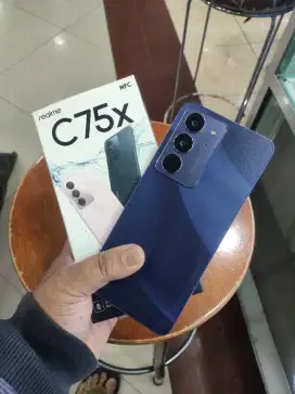 ReaLme C75X 4G Ocean BLue 8+8/128 Gb Perfect 100% dan Garansi 8 Bulan