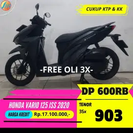 KREDIT MURAH DP 600RIBU HONDA VARIO 125 ISS 2020 ANGSURAN TERJANGKAU
