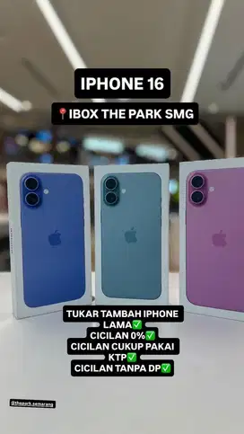 IPHONE 16 SERIES PROMO CICILAN ATAU TUKAR TAMBAH
