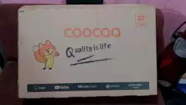 Dijual TV led coocaa Android tv sdh bs  youtobe , dll 32 inc