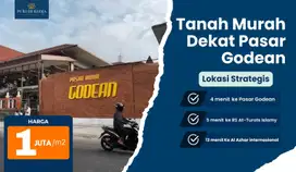 Tanah Murah Jogja Dekat Al Azhar & Pasar Godean