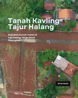 Tanah Kavling Tajur Halang Bogor, Terima Lahan Siap Bangun, SHM