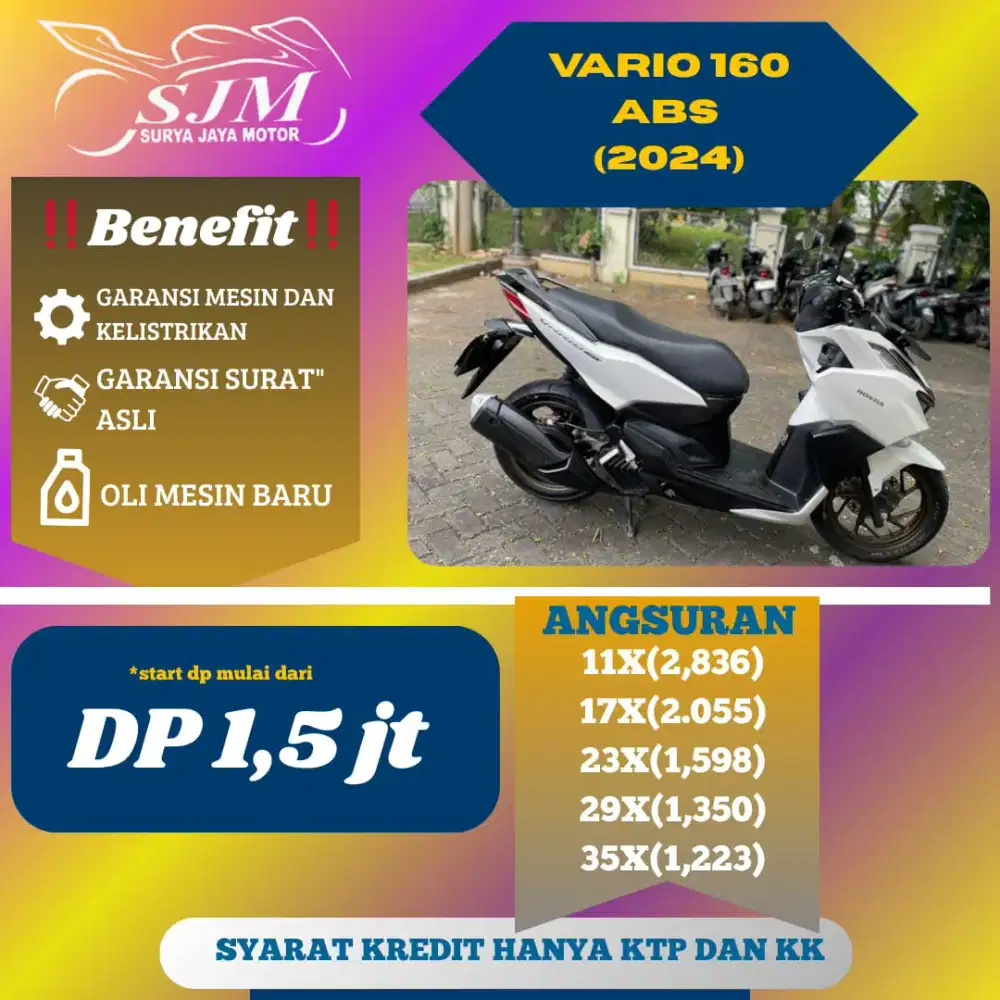 Vario 160 ABS 2024 Pajak Panjang