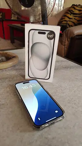 iphone 15 128 mulus banget fullset ori ibox