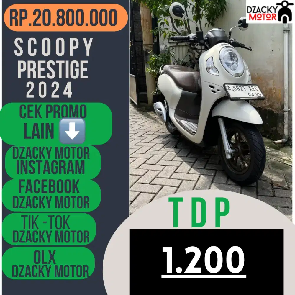 SCOOPY PRESTIGE 2024 DP PROMO SECOND BERKUALITAS