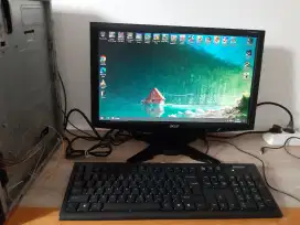 Jual 1 set pc desktop dan meja