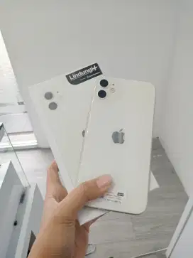 iphone 11 64gb warna putih normal Full set