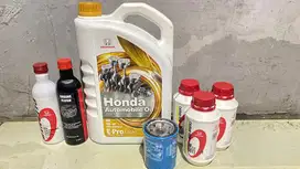 SALLE!!! NEW! PAKET SERVICE MOBIL HONDA + OLI HONDA GOLD NEW