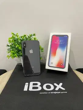 IPhone X 64GB iBox Gray mulus Fullset BH 100% 3Utool 95 Permanent