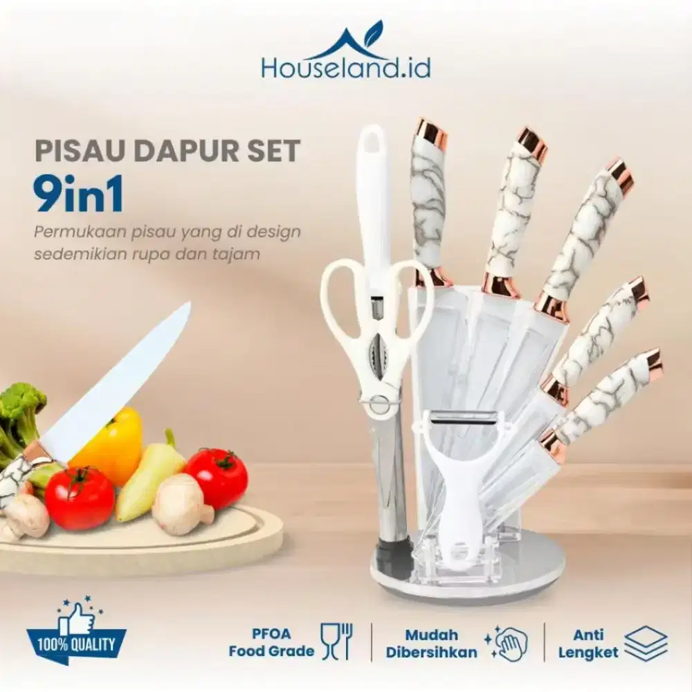 Set pisau dapur mewah (baru)