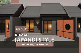 650 Jt, Rumah Japandi Style, Dekat Pintu Tol Klodran