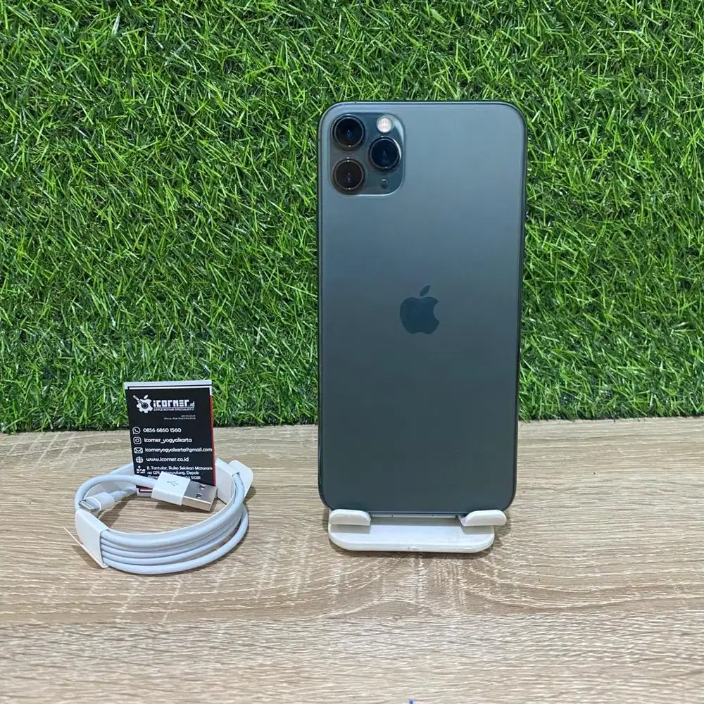 iPhone 11 Pro Max 64Gb - Midnight Green - Terdaftar beacukai - Hp Appl