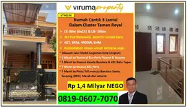 VTH0156 - Rumah Cantik, Dekat Stasiun KRL, Terminal & Toll Taman Royal