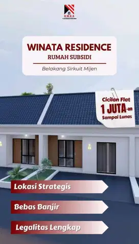 RUMAH SUBSIDI BELAKANG SIRKUIT MIJEN