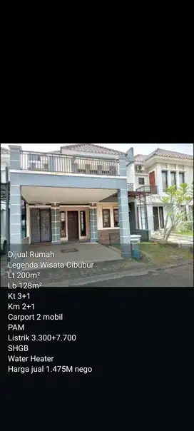 Rumah termurah dikotawisata grecep BU