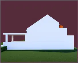 Rumah Jogja Barat Desain Jepang Ada Pos Security Dkt Tol