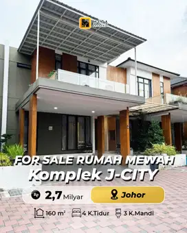 Dijual Rumah Interior Mewah Full Furnished di J-City