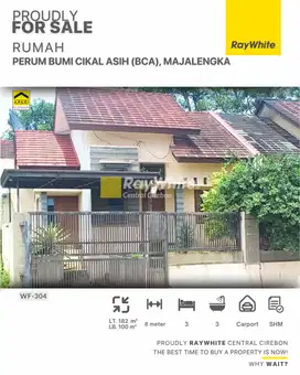Jual Rumah SHM di Perumnas Bumi Cikal Asih (BCA) Majalengka