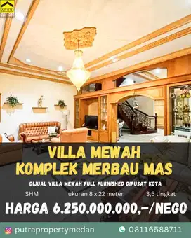 DIJUAL VILLA MEWAH PUSAT INTI KOTA