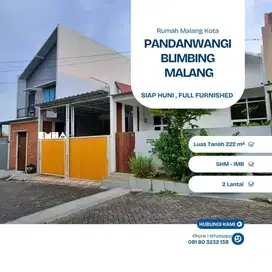 Rumah 2 Lantai Full Furnished Perumahan Pandanwangi Blimbing Malang