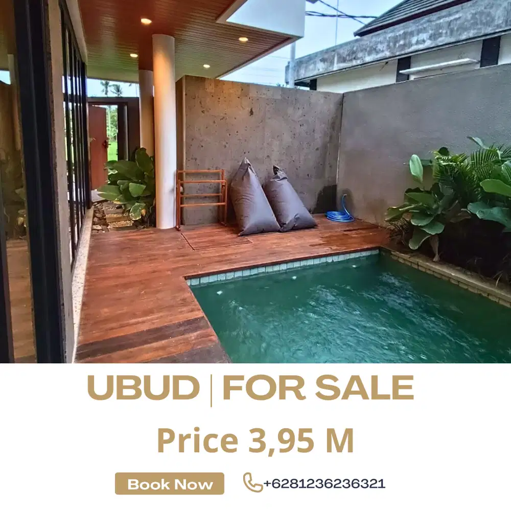 (TA) VILLA FURNISHED VIEW SAWAH DI UBUD