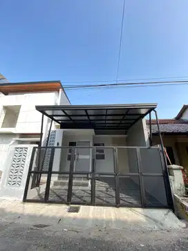 di jual rumah baru modern minimalis satu lantai margahayu raya metro
