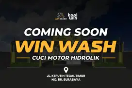 Bagian cuci motor 2 orang dan kasir 1 orang