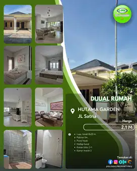 Dijual Rumah Mewah Daerah Hutama Garden Daerah Satria Siap Huni!