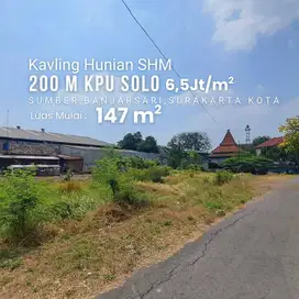 Kavling SHM di Pusat Kota Solo - 200 Meter dari KPU Solo