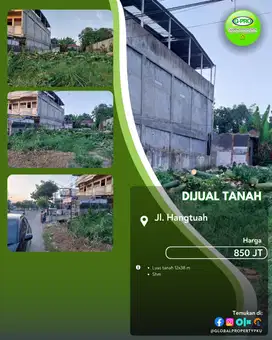 Dijual Tanah Daerah Hangtuah Siap Bangun dan Usaha!