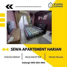 Sewa apartemen harian/transit green pramuka termurah