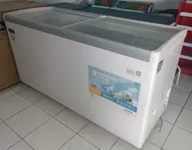 Dijual Freezer sliding flat glass 516 L Modena MC 0526
