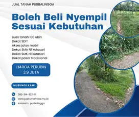 Jual beli tanah di purbalingga, murah dan nego