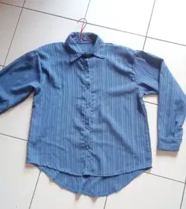 Kemeja wanita biru