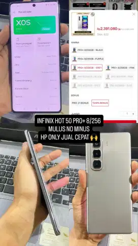 HP INFINIX HOT 50 PRO+ RAM 8/256
