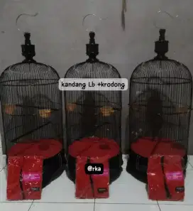sangkar lovebird +krodong