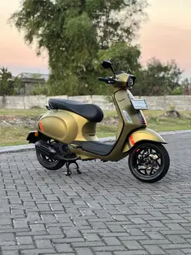vespa sprint s 2024 green olive km 1000