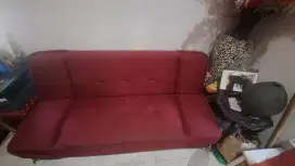SOFA BED WARNA MARUN