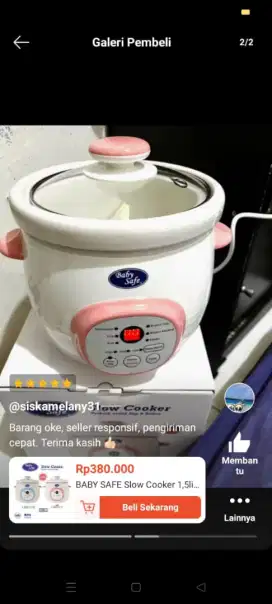 Slow cooker baby safe
