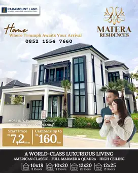 Hunia Mewah di Gading Serpong, Matera Residences