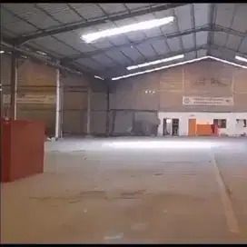 Gudang Siap Pakai 5358m2 Eks Pabrik di Cikupa