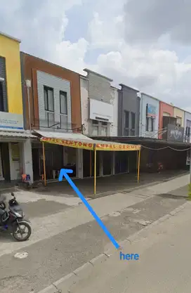 Dijual ruko Permata Niaga hadap jalan raya di Taman Royal Tangerang