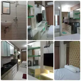 sewa studio furnish golf view, apartemen puncak bukit golf surabaya.