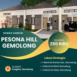 Rumah Subsidi Premium Di Tengah Kota Gemolong Dekat Calon Pasar Baru