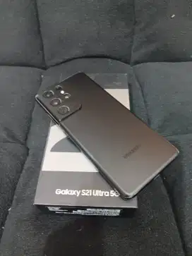 Samsung Galaxy S21 Ultra Black Ram 16/512gb Lengkap Mulus