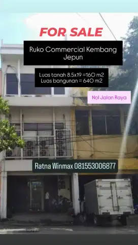 Dijual Ruko Commercial Nol Jalan Kembang Jepun