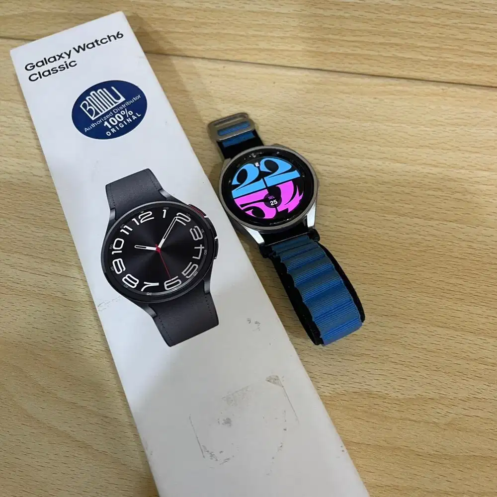 Samsung galaxy 6 clasic 43mm lengkap