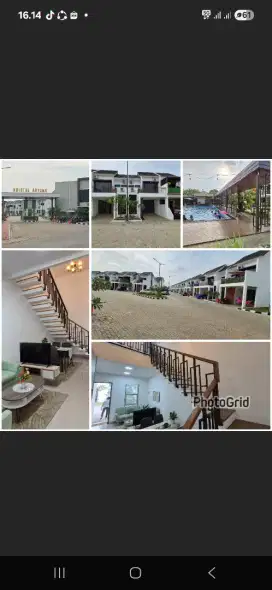 Rumah siap huni tanpa DP, fasilitas kolam renang di karawaci tangerang