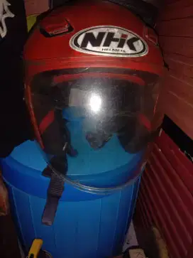 Helm NHK double visor (hitam)