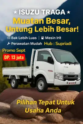 PICK UP TRAGA  lebih luas dan irit serta tangguh